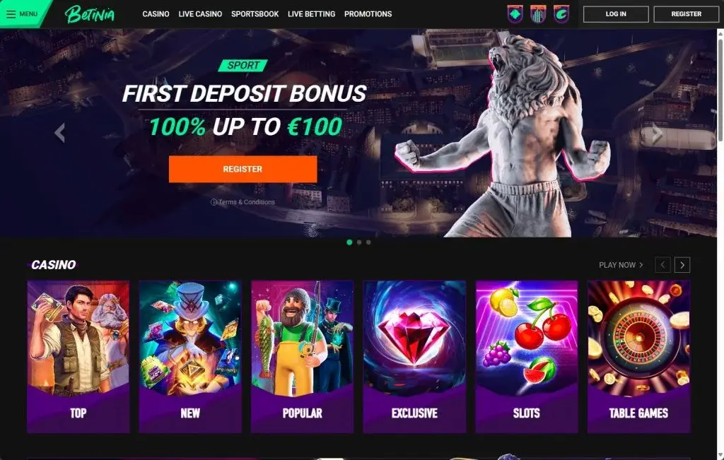 Betinia screenshot